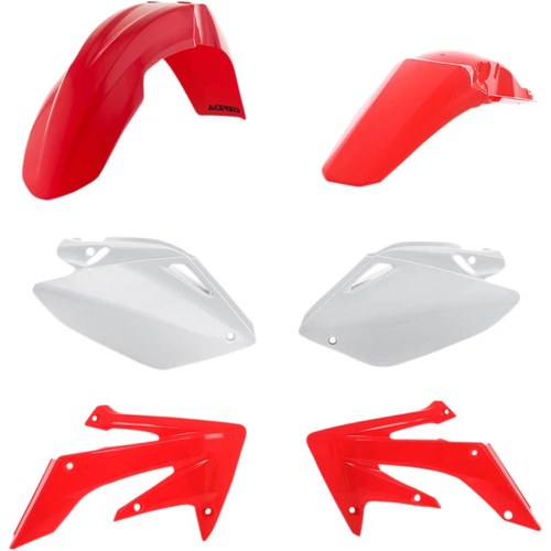 Acerbis Standard Replacement Plastic Body Kit - '05 OE Red/White | 2040960206