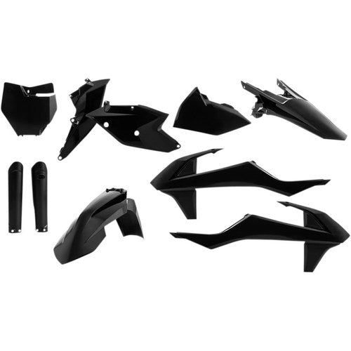 Acerbis Full Replacement Plastic Kit with Airbox Covers - Black | 2421060001