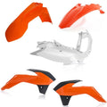 Acerbis Plastic Body Kit - Orange/White - KTM - '14 | 2374135226