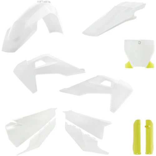 Acerbis Full Replacement Body Kit - '19 OE White/Yellow | 2726556345