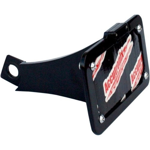 Accutronix Side Mount License Plate Assembly - Black | LPF092HV-B