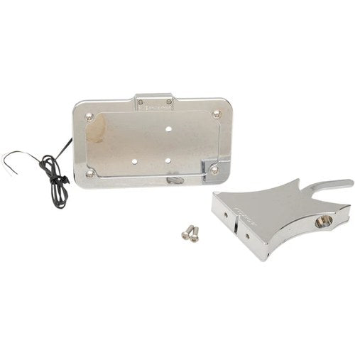 Accutronix Side Mount License Plate - Chrome | LPF121HV-C