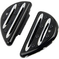 Arlen Ness Universal Floorboard - Deep Cut - Black | 06-834