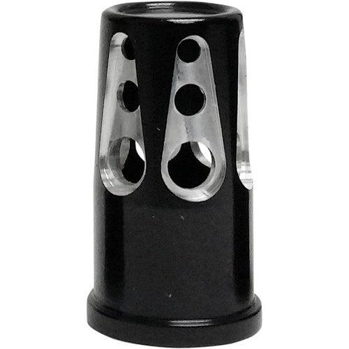 Avon Grips Valve Stem Caps - Gatlin - Black Anodized | SVC-310-ANO-GAT