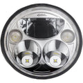 Custom Dynamics 7" TruBEAM Headlamp - Chrome - Chieftain | CDTB-7-IF-C