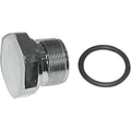 Colony Upper Fork Tube Cap - Chrome - Flat Top Design | 2373-1