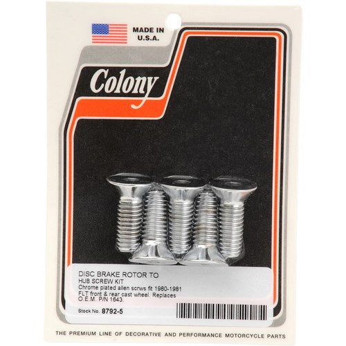 Colony Front/Rear Rotor Bolt 80-81 Flt | 8792-5