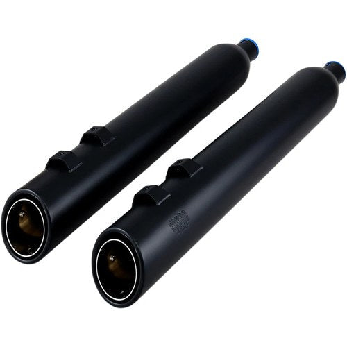 Cobra 909 Uppercut Mufflers - Black - '95-'16 FL | 6268RB