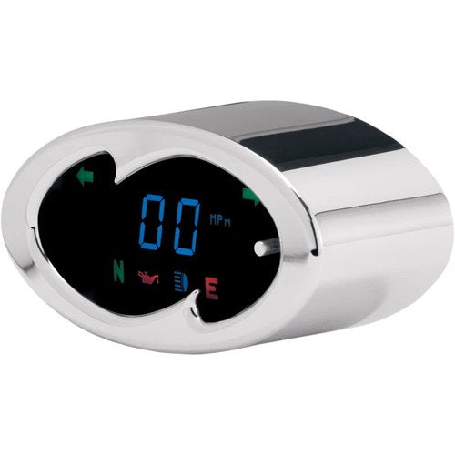 Dakota Digital 5000 Series Wave Speedometer - Chrome - 2" H x 4.25" W | MCL-5100