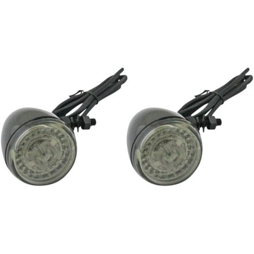Custom Dynamics ProBEAM Universal Turn Signals - Black/Clear | PB-UNV-FTS-AW-B