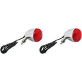 Custom Dynamics ProBEAM Universal Turn Signals - Chrome/Red | PB-UNV-RTS-RR-C