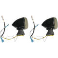 Custom Dynamics Front LED Turn Signal Ringz - Black - Scout | PB-SCOUT-AW-BS