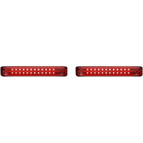 Custom Dynamics Saddlebag Lights - Black/Red | PB-SB-HD-BR