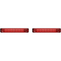 Custom Dynamics Saddlebag Lights - SS6 - Black/Red | PB-SB-SS6-BR