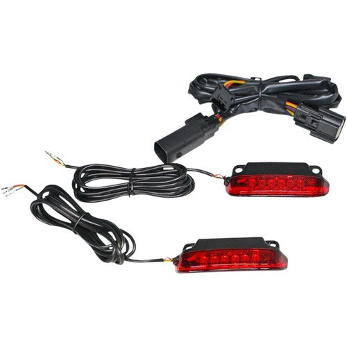 Custom Dynamics Luggage Rack Light Bar - Red | CD-LR-10-R