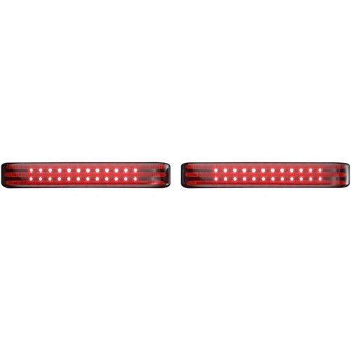 Custom Dynamics Saddlebag LED Lights, Sequential, Chrome/Smoke | PB-SBSEQ-SS6-CS