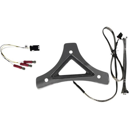 Custom Dynamics LED Backrest Light - Run/Brake - Chrome | CD-BR-UNV-C