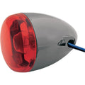 Chris Products Turn Signal - Black Nickel/Red | 8501R-BN