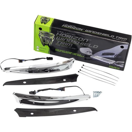 Ciro LED Windshield Trim - 15-20 Fltr - Chrome | 11050