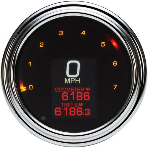Dakota Digital Tank Speedometer - Chrome Bezel - 4.5" | MLX-2004