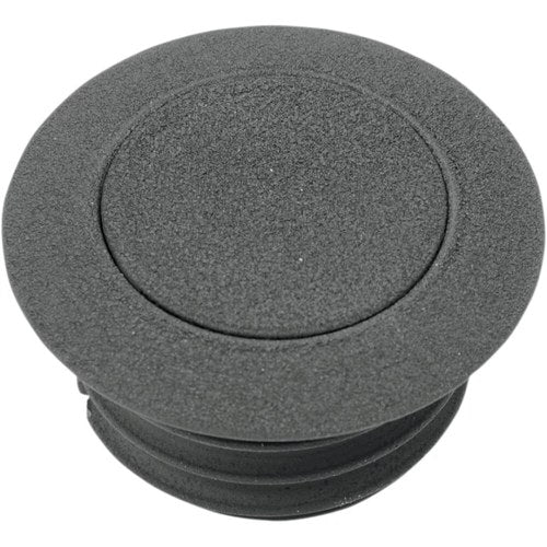Drag Specialties Pop-Up Gas Cap - Black Wrinkle - Vented | T03-0339B-A