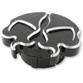Drag Specialties Split Skull Gas Cap - Black - Dummy | 78050BB2