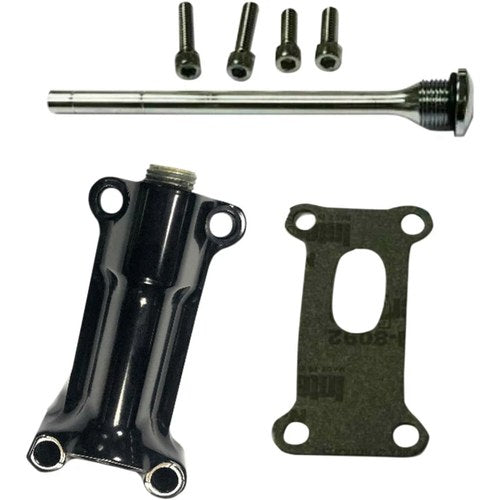 Drag Specialties Engine Oil Spout Kit - Black | 323055B