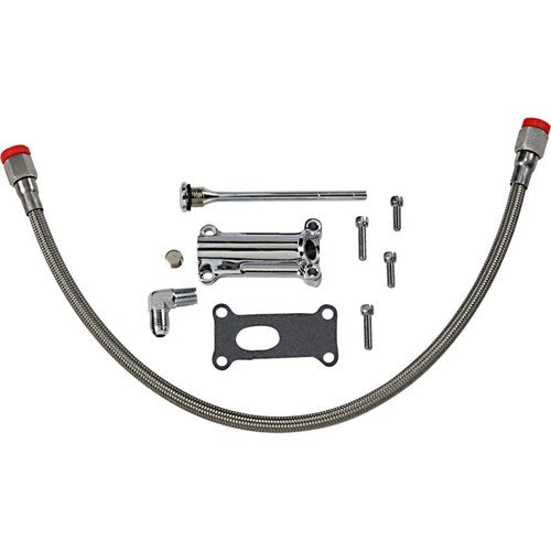 Drag Specialties Engine Oil Spout Kit - Chrome | 323057