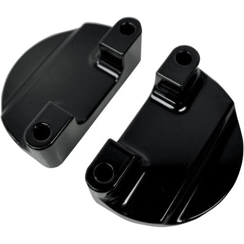 Drag Specialties Fender-To-Fork Adapters - Gloss Black | 1410-0065
