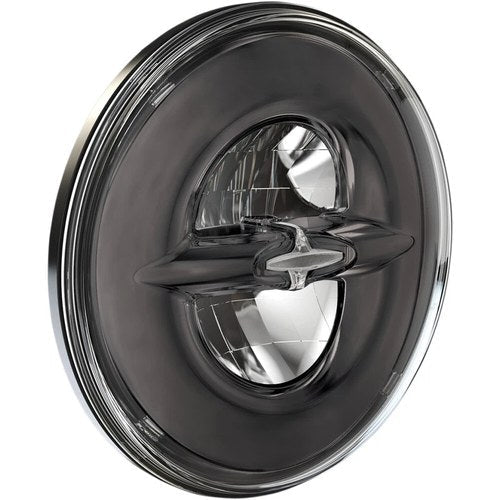 Drag Specialties 7" Reflector-Style Headlight - Black | 0555944