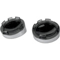 Drag Specialties Visor-Style Bezel/Lenses - Smoke/Mirror | L22-6828MC