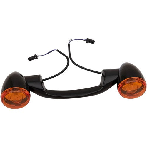 Drag Specialties Rear Turn Signal Kit - Harley Davidson - Black | L20-0380GB
