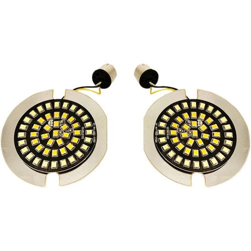 Drag Specialties Flat-Style Dual Front Turn Signal Insert | DS-300-AW-1157T