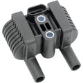 Drag Specialties Dual-Fire Ignition Coil - Harley Davidson - Black | 10-2004