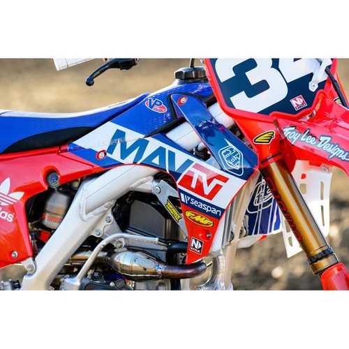 Cycra PowerFlow Shrouds - CRF250 - Red | 1CYC-1875-33