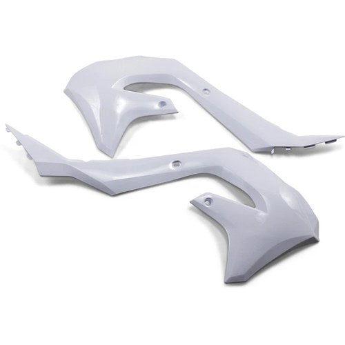 Cycra Powerflow Shrouds - KX450 - White | 1CYC-1871-42