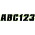 Hardline Sticker Kit - 2" - Black/Kiwi | BLKKI500