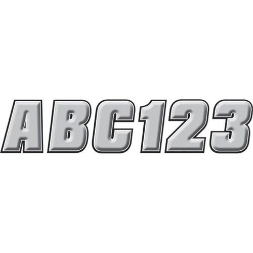 Hardline Sticker Kit - 2" - Silver/Black | SIBLK500