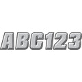 Hardline Sticker Kit - 2" - Silver/Black | SIBLK500