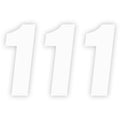Factory Effex FX Factory Number 1 - White - 6" | 08-90051