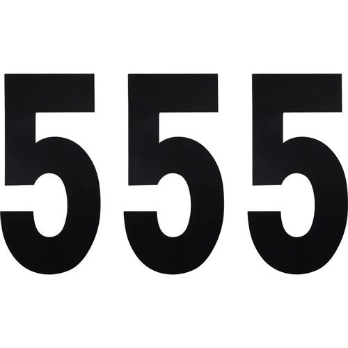 Factory Effex FX Number 5 - Black - 6" | 02-4455