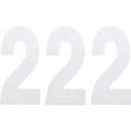 Factory Effex FX Number 2 - White - 6" | 02-4462