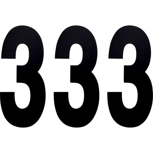 Factory Effex FX Number 3 -Black - 8" | 02-4473