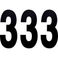 Factory Effex FX Number 3 -Black - 8" | 02-4473