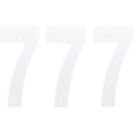 Factory Effex FX Number 7 - White - 6" | 02-4467