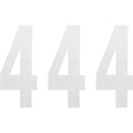 Factory Effex FX Number 4 - White - 8" | 02-4484