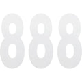 Factory Effex FX Number 8 - White - 8" | 02-4488