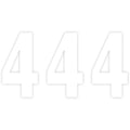 Factory Effex Mini Pro Number 4 - White - 4" | 04-2564