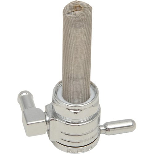 Golan Products Petcock - Chrome - 22mm - Backward | 76-312B-CS