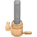 Golan Products Petcock - Raw Brass - 22mm - Backward | 76-312B-BS